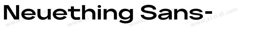 Neuething Sans字体转换